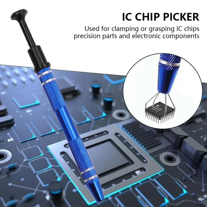 Ic Chip Puller - 4-Claw IC Chip Extractor Remover Tool