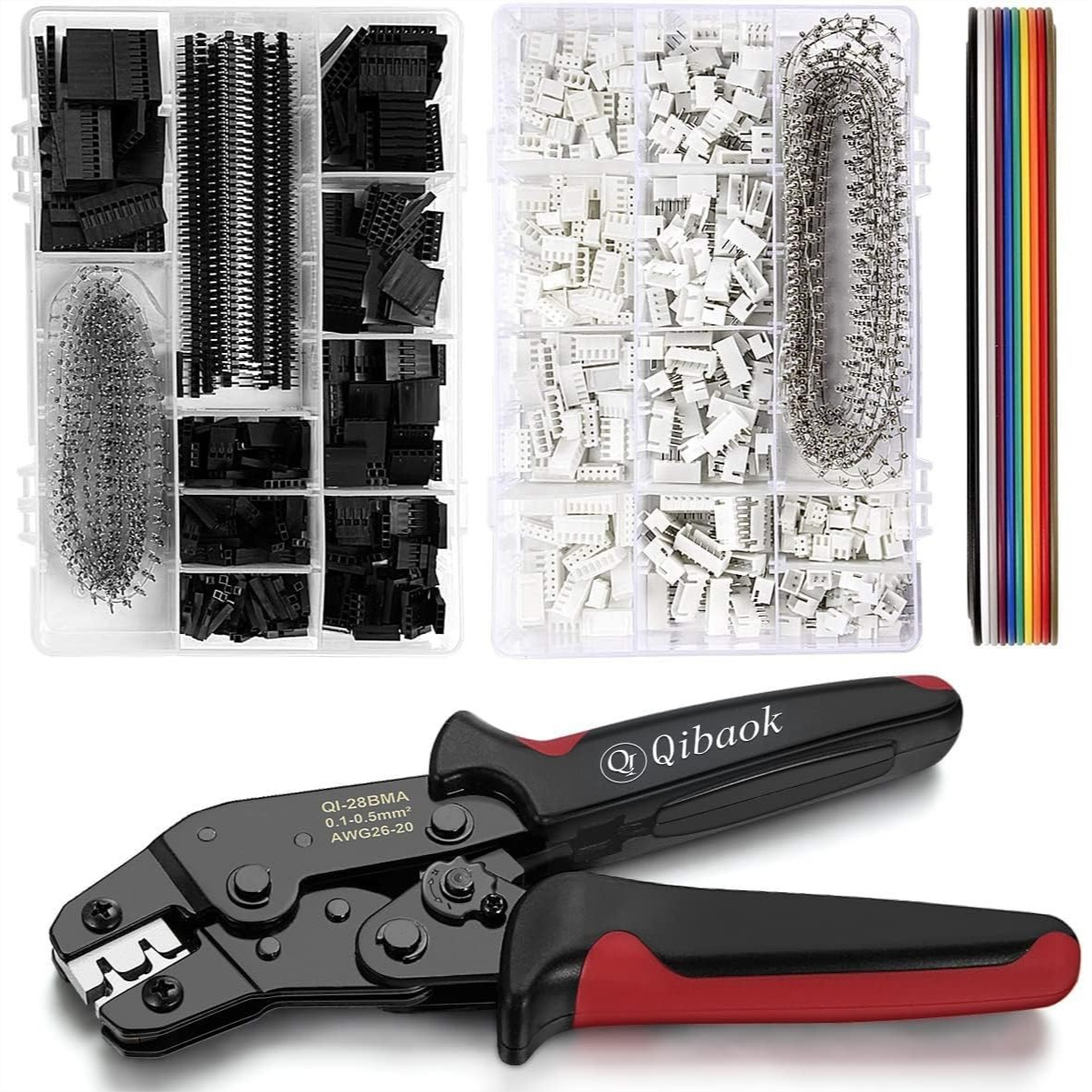 Diy Electronics Kits - Ratcheting Crimping Tool Kit with 1550PCS