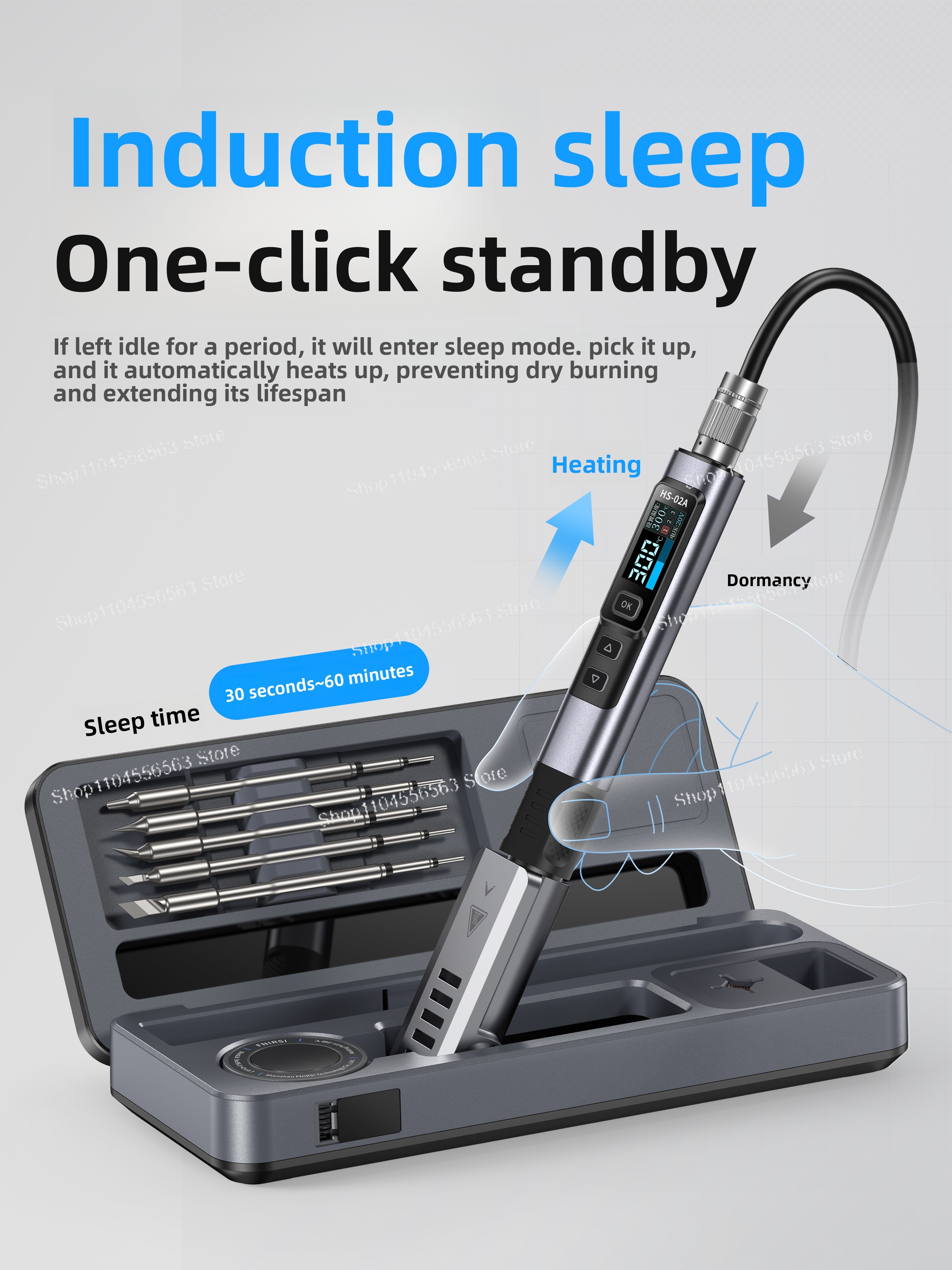 Diy Electronics Workstation - Smart Soldering Iron Kit HS02 with
