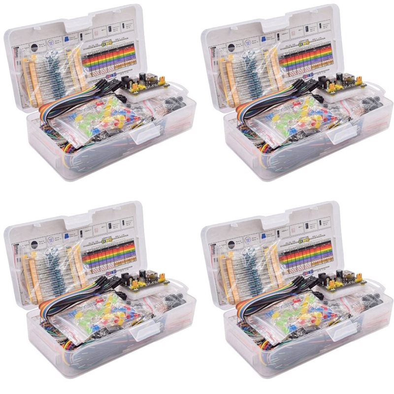 Diy Electronics Kits - JABS-4X New Breadboard Set Electronics Component