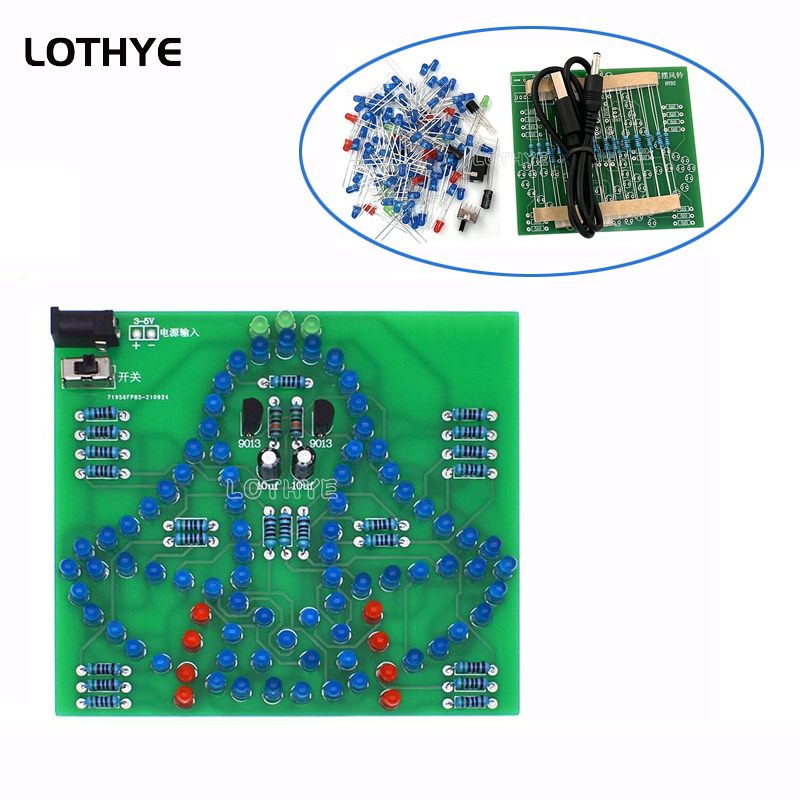 DC 3-5V LED Light Swing Wind C - Diy Analog Electronics review and price