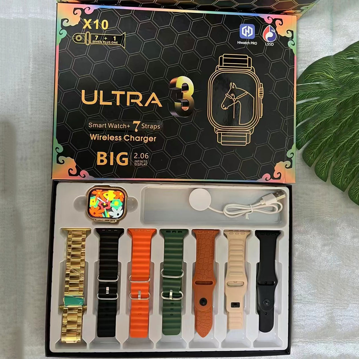 7 in 1 Strap Smart Watch X10ul - Diy Wearable Electronics review and price