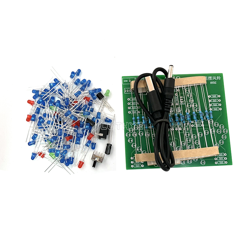 DC 3-5V DIY LED Swing Wind Chi - Diy Analog Electronics review and price