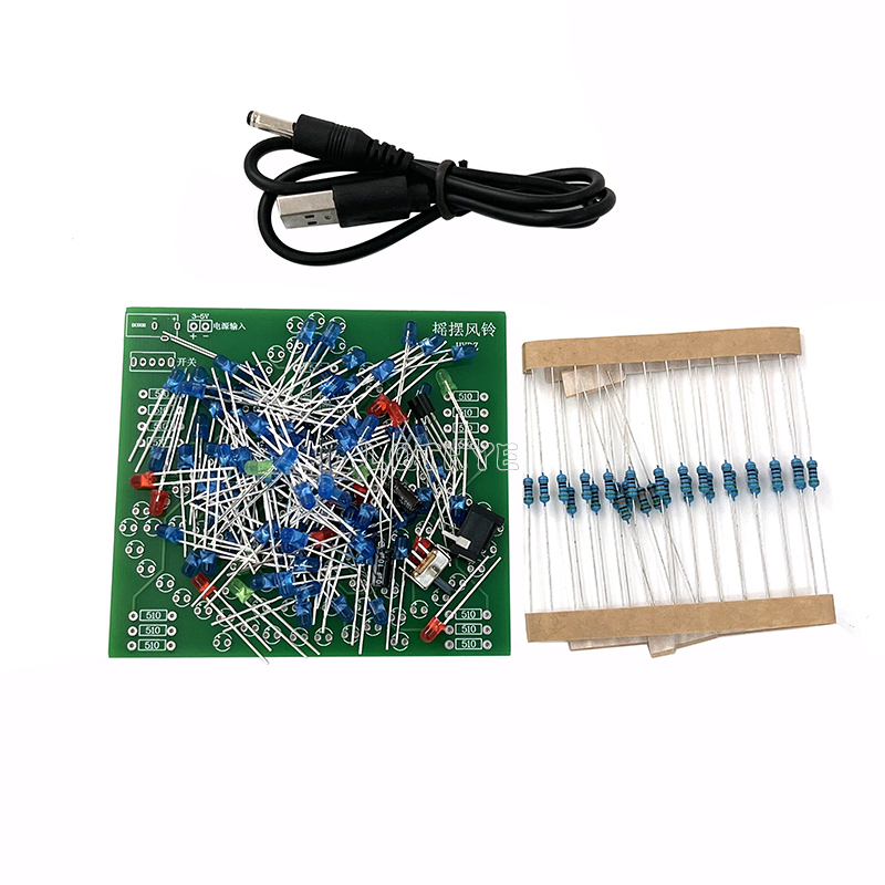 DC 3-5V DIY LED Swing Wind Chi - Diy Analog Electronics review and price