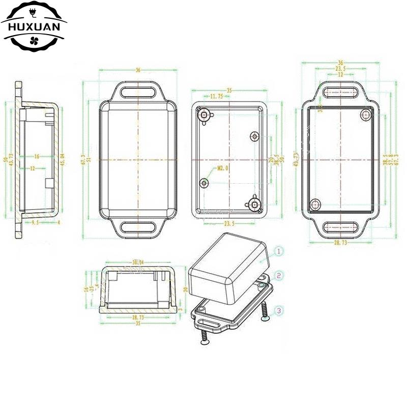 1pc DIY Power Junction Box Ele - Diy Electronics Location review and price