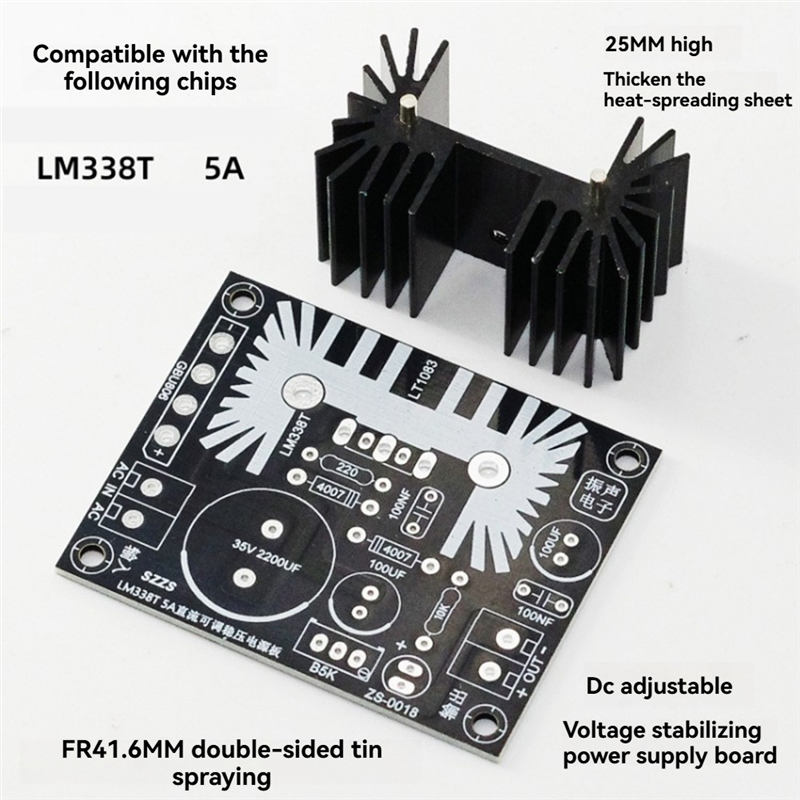 A13E-LM338 5A Output Filament  - Diy Electronics Supplies review and price