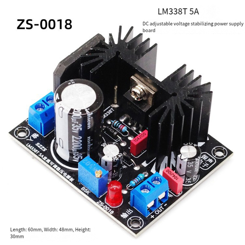 A13E-LM338 5A Output Filament  - Diy Electronics Supplies review and price