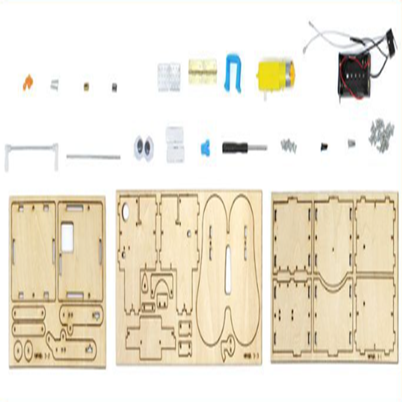 Wooden Assemble DIY Robot Eati - Diy Robot Electronics Kit review and price