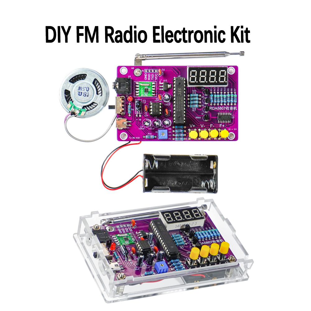 DIY FM Radio Electronic Kit 87 - Diy Electronics Supplies review and price