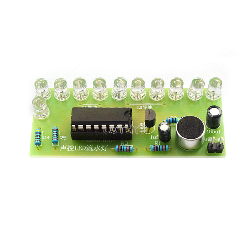 CD4017 Voice Control LED Water - Diy Electronics Tool Kit review and price