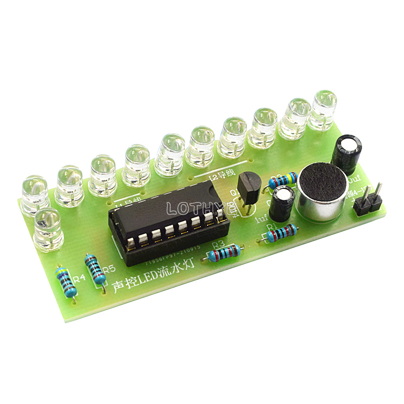 CD4017 Voice Control LED Water - Diy Electronics Tool Kit review and price