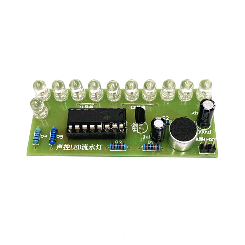 CD4017 Voice Control LED Water - Diy Electronics Tool Kit review and price