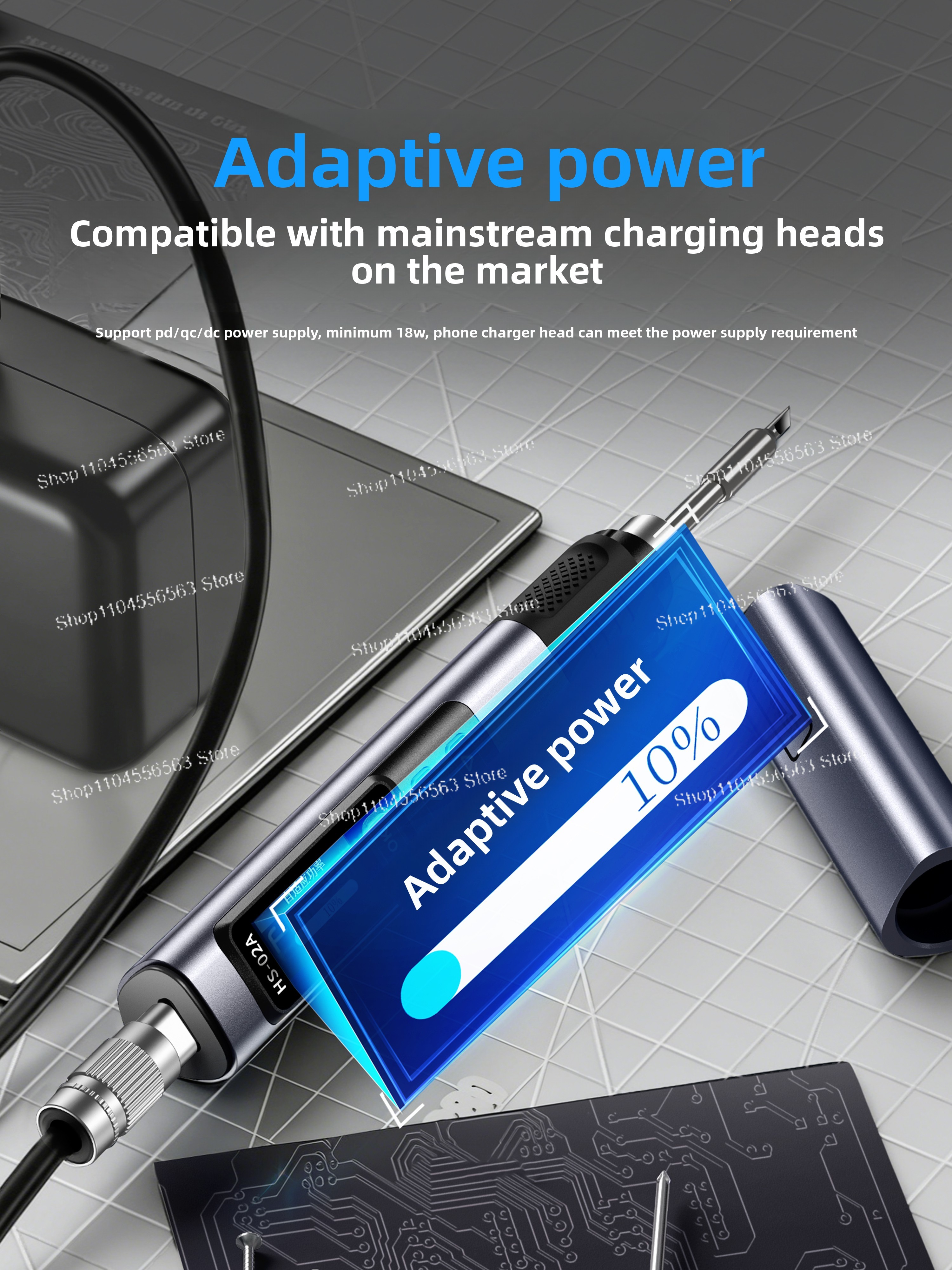 Smart Soldering Iron Kit HS02  - Diy Electronics Workstation review and price