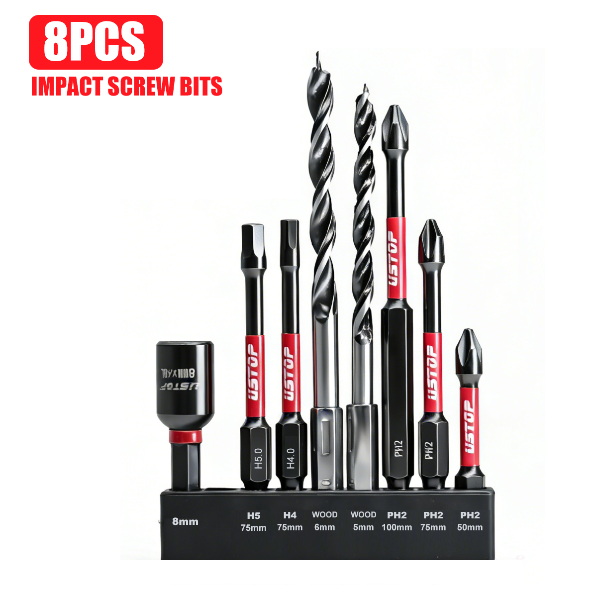 8-Piece Magnetic Impact Bit an - Diy Electronics Rack review and price