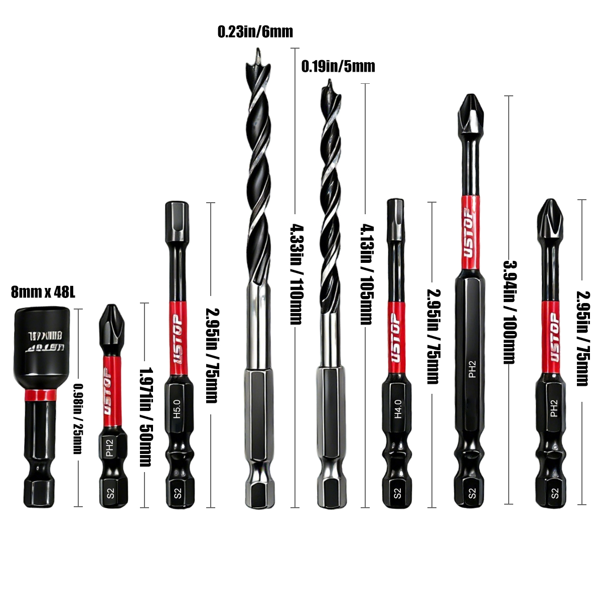 8-Piece Magnetic Impact Bit an - Diy Electronics Rack review and price