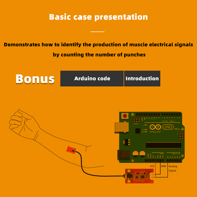 Biosensor EMG Biometrics Dry E - Diy Wearable Electronics review and price