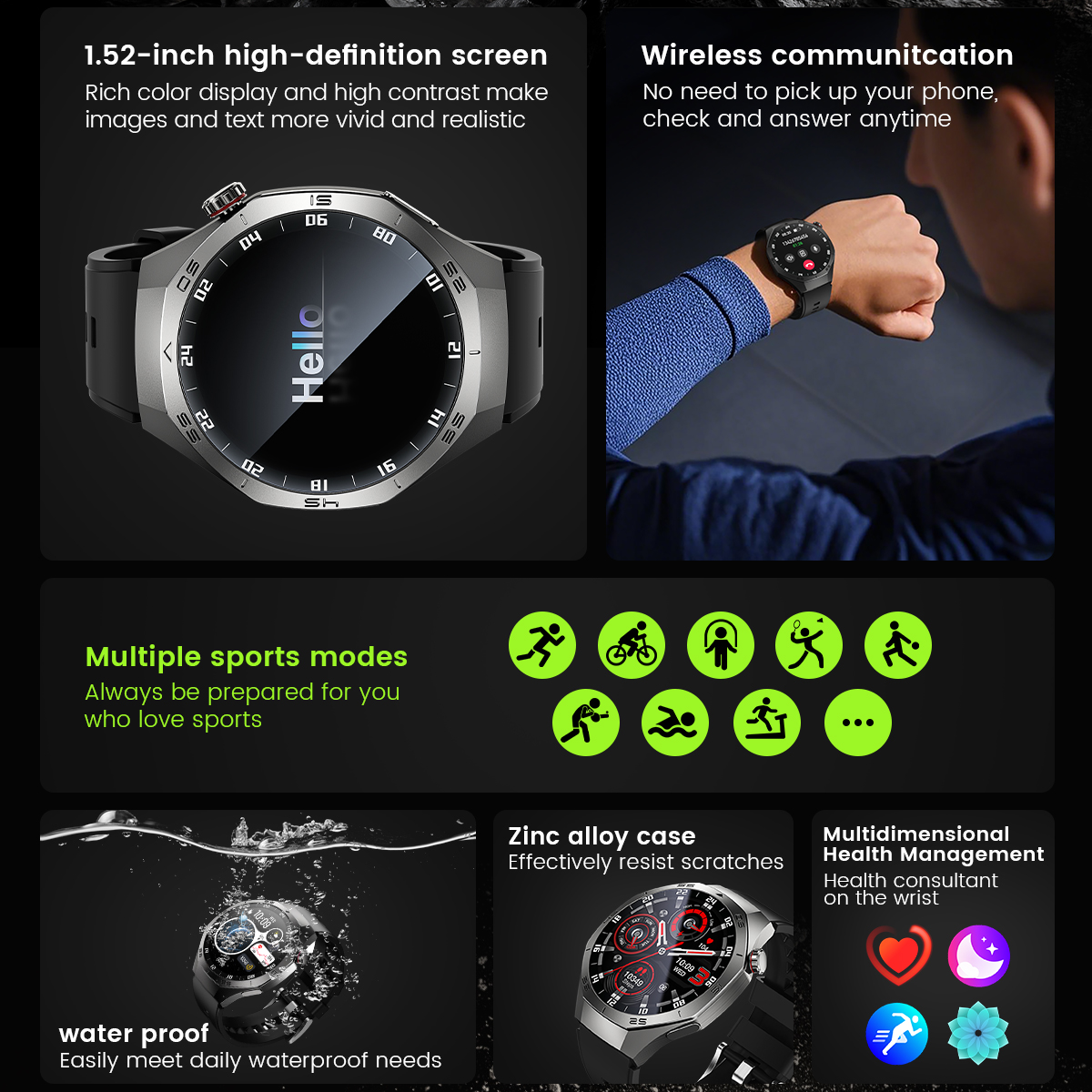 Round GPS Smart Watch Waterpro - Diy Wearable Electronics review and price