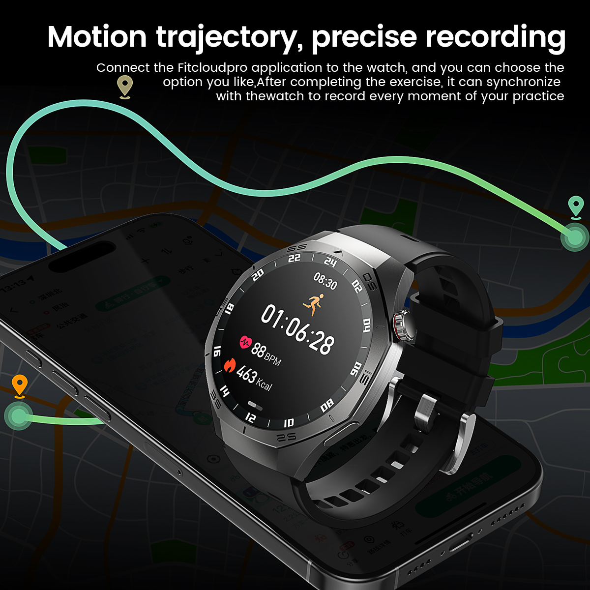 Round GPS Smart Watch Waterpro - Diy Wearable Electronics review and price