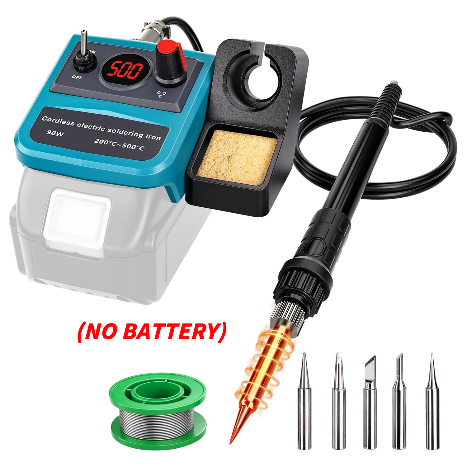 90W LED Digital Cordless Solde - Diy Electronics Tool Kit review and price