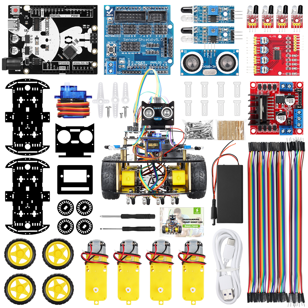 DIY Programmable Smart Robot C - Diy Robot Electronics Kit review and price