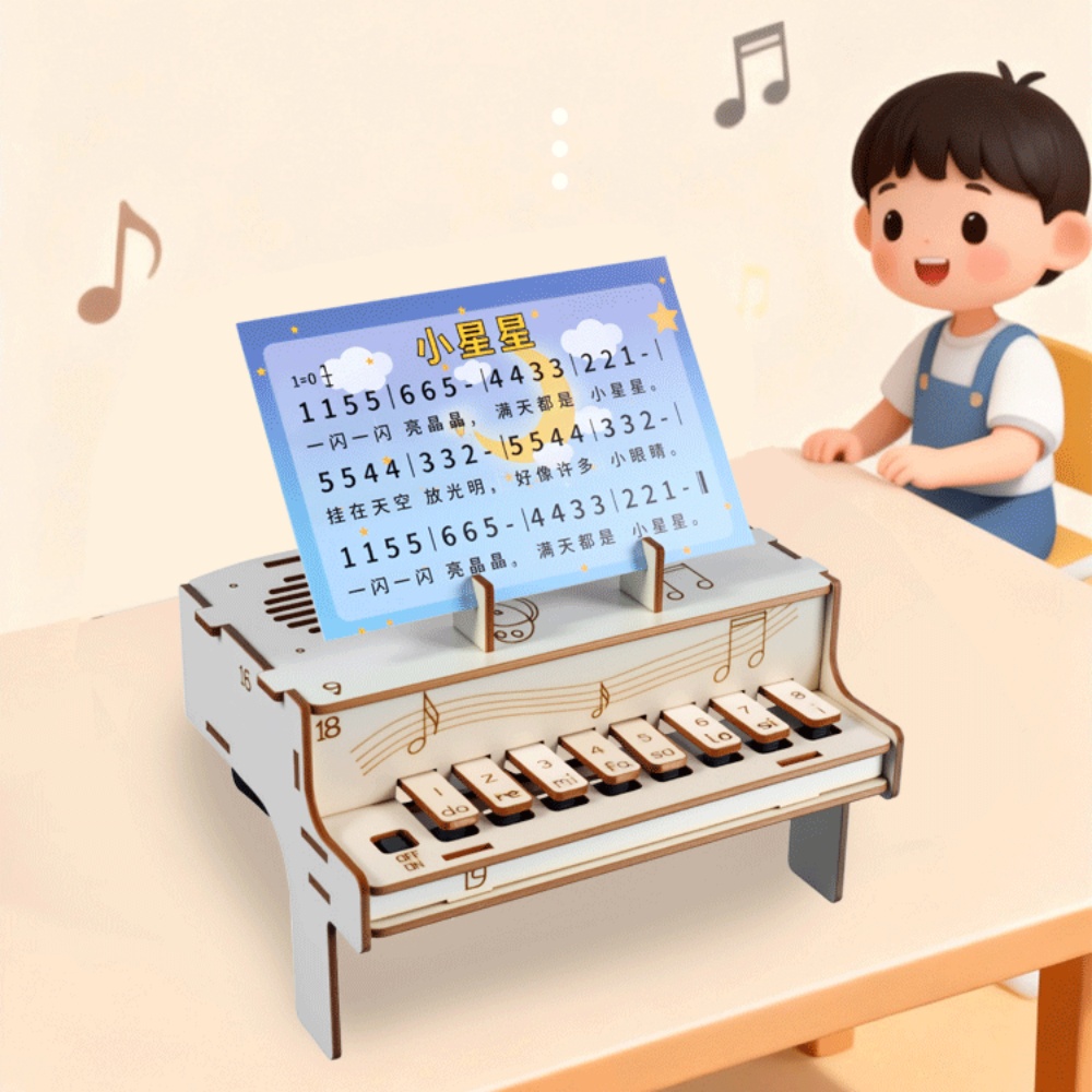 DIY Wooden Electronic Piano Mo - Diy Electronics Tool Kit review and price