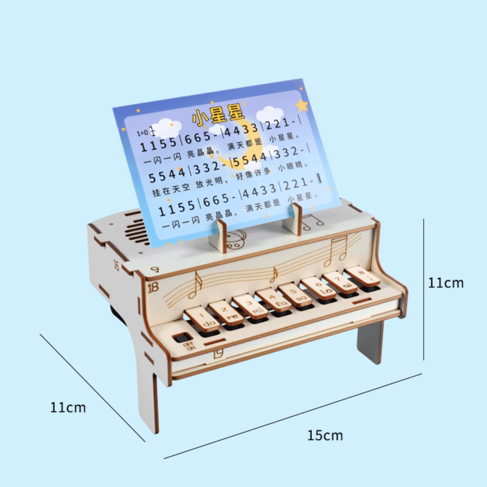 DIY Wooden Electronic Piano Mo - Diy Electronics Tool Kit review and price