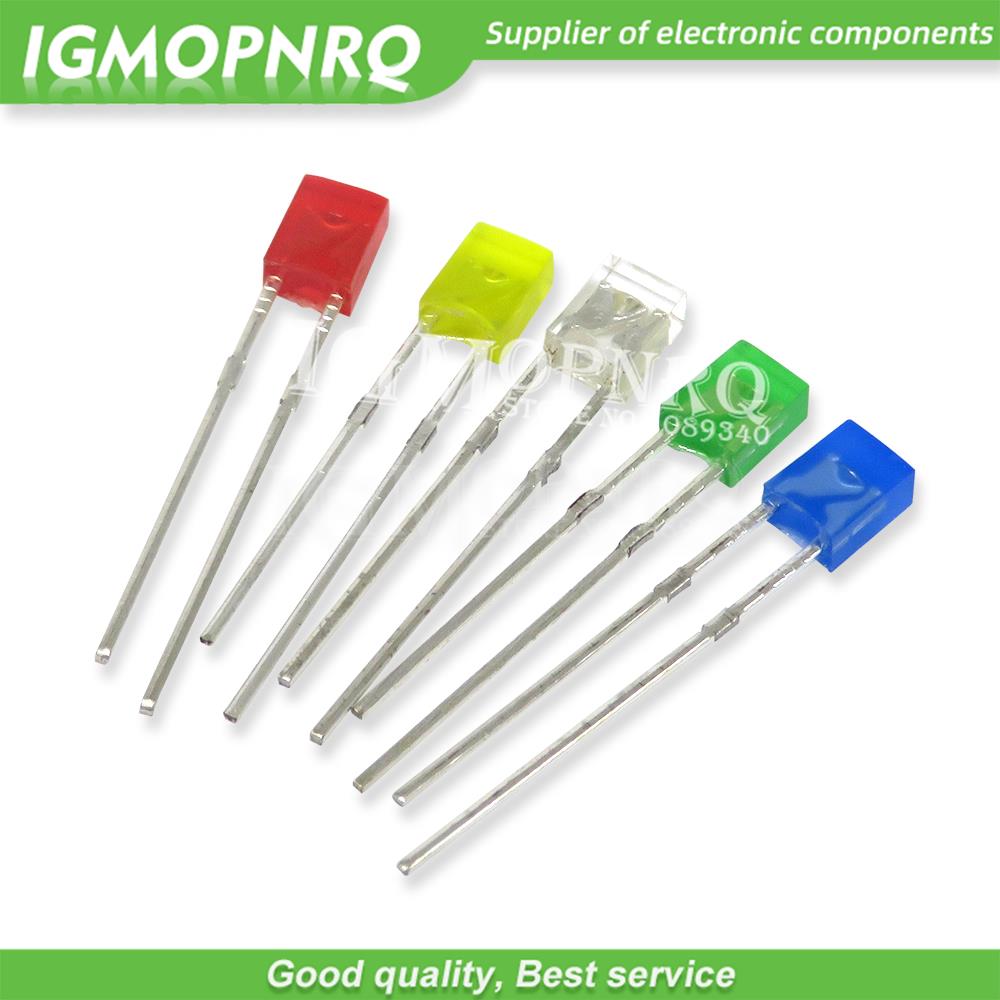100PCS 2X3X4 2X5X7 square LED  - Diy Electronics News review and price