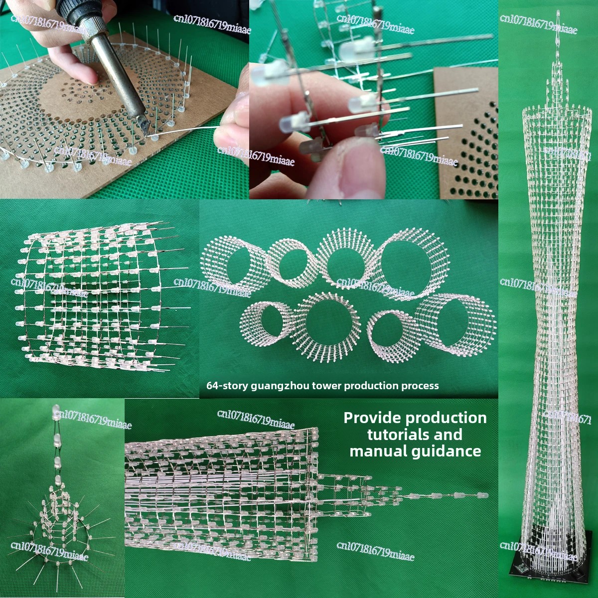64-Floor Canton Tower DIY Kit  - Diy Electronics Kits review and price