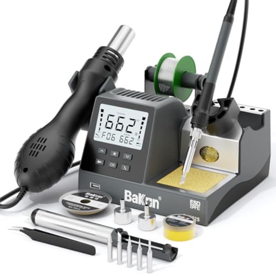 BK602S 2 in1 Soldering Iron Ho - Diy Electronics Workstation review and price