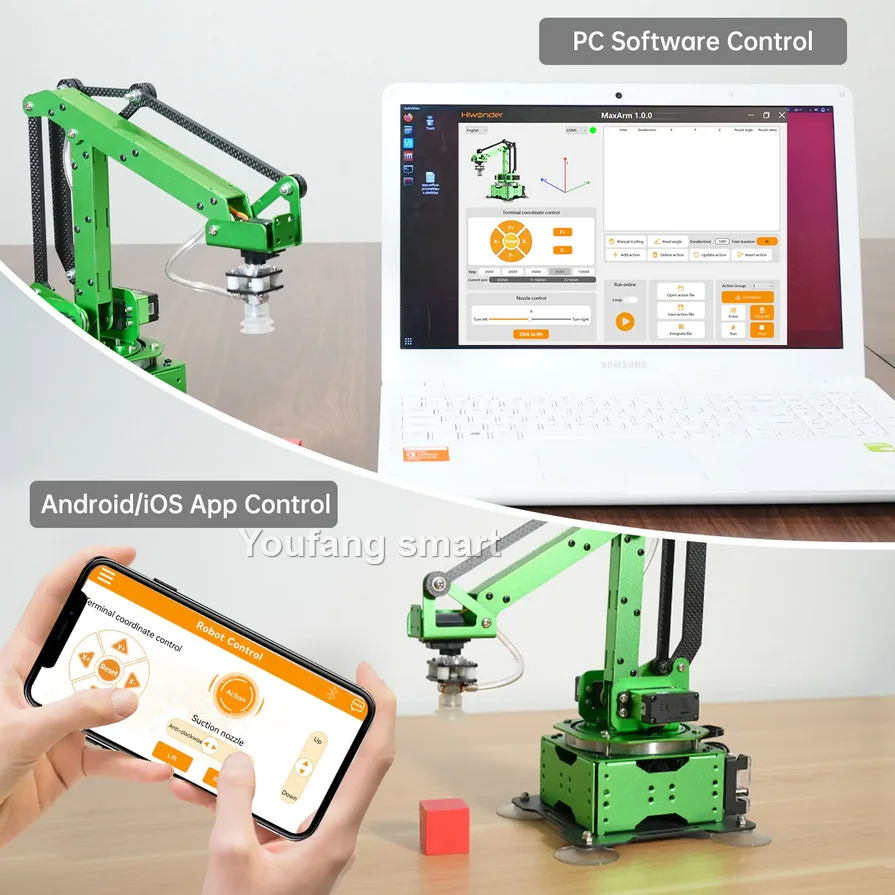 5 Axis Robot Arm with Guide Ra - Diy Robot Electronics Kit review and price