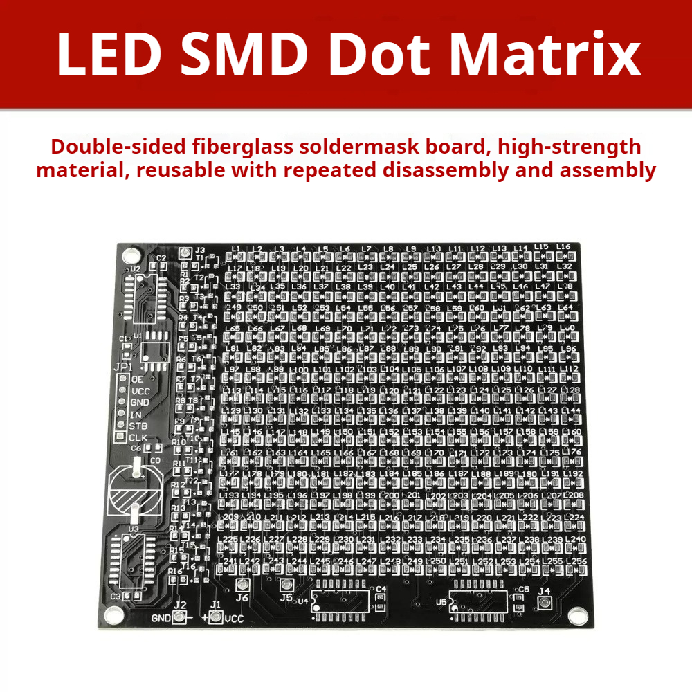 64/256 LED SMD Dot Matrix Adve - Diy Electronics Kits review and price